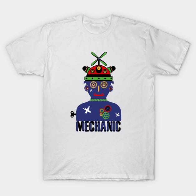 Mechanic T-Shirt by Frenzy Fox